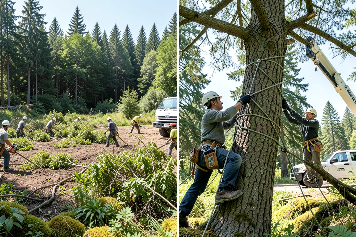 Compost spreading in Seattle, King County, WA - Inspect the tree and its site
