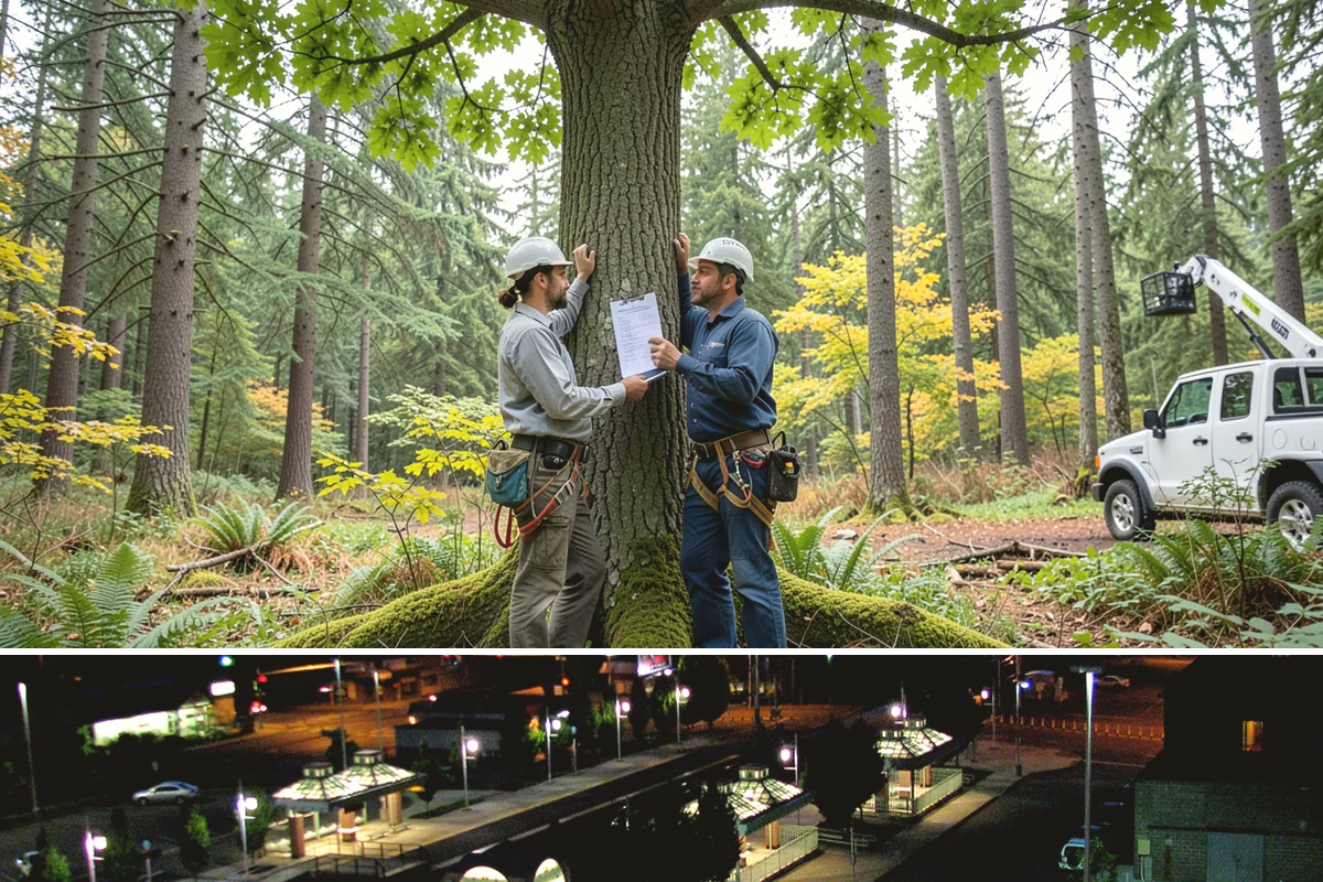 Confined-space tree removal in Auburn, King County, WA - This service can be performed year-round in the Puget Sound climate but requires extra caution during wet seasons when ground...