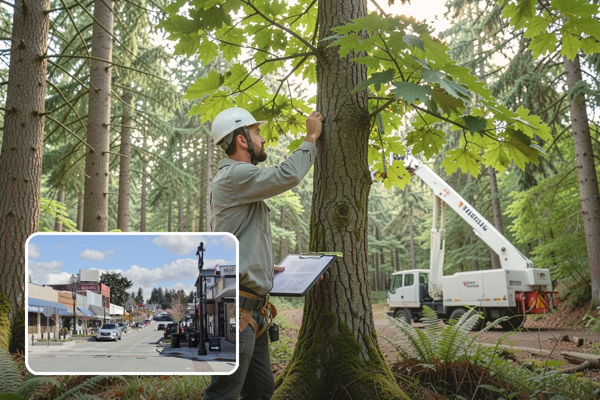 Confined-space tree removal in Bothell, King County, WA - Removes safety hazards and reduces liability