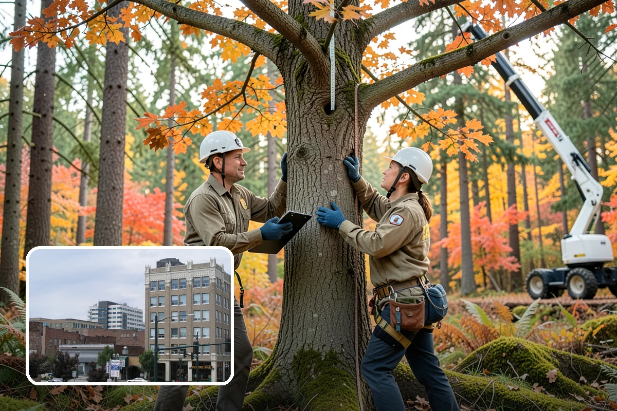Confined-space tree removal in Everett, Snohomish County, WA - Removes safety hazards and reduces liability