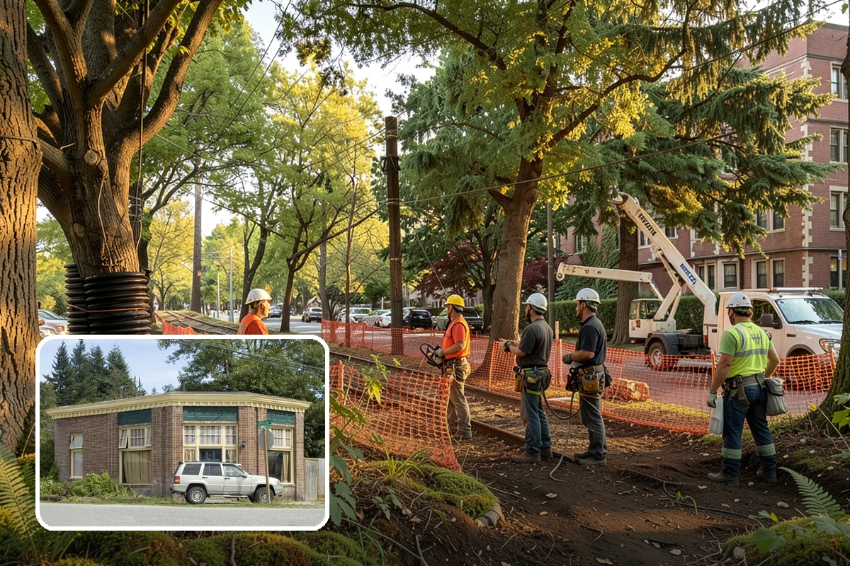 Confined-space tree removal in Hamilton, Skagit County, WA - Removes safety hazards and reduces liability