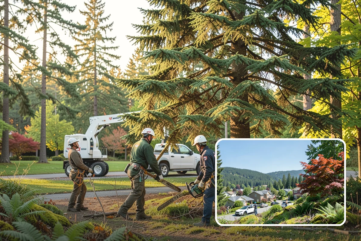 Confined-space tree removal in Index, Snohomish County, WA - Removes safety hazards and reduces liability