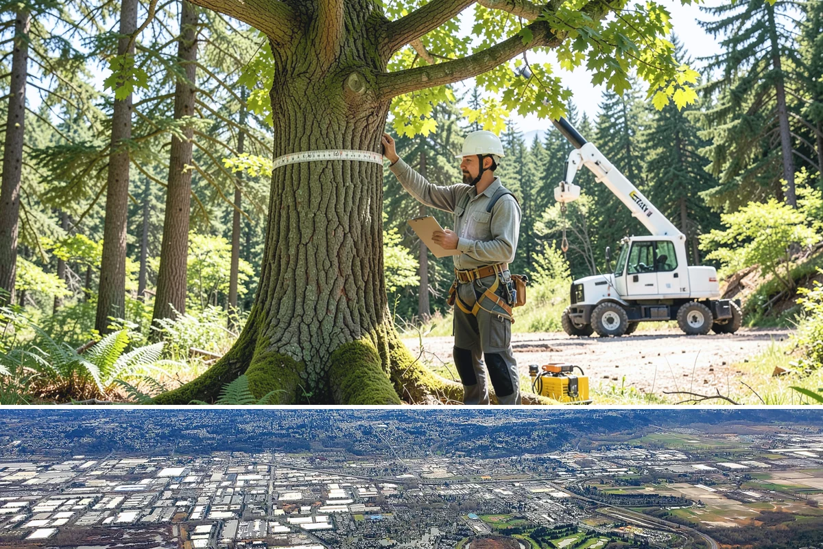 Confined-space tree removal in Kent, King County, WA - This service can be performed year-round in the Puget Sound climate but requires extra caution during wet seasons when ground...