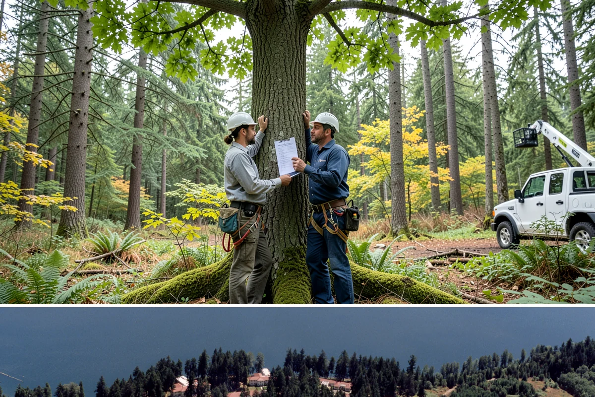 Confined-space tree removal in Lakewood, Pierce County, WA - This service can be performed year-round in the Puget Sound climate but requires extra caution during wet seasons when ground...