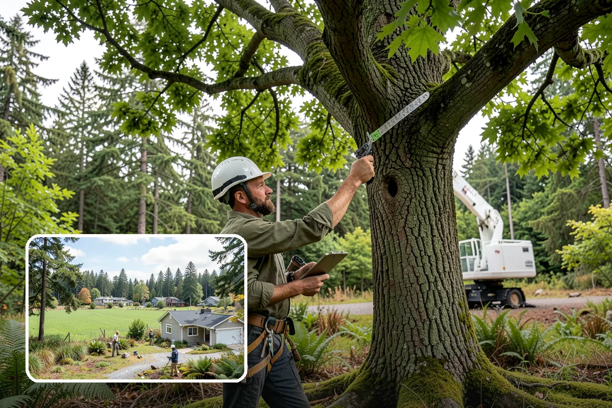 Confined-space tree removal in Lyman, Skagit County, WA - Removes safety hazards and reduces liability