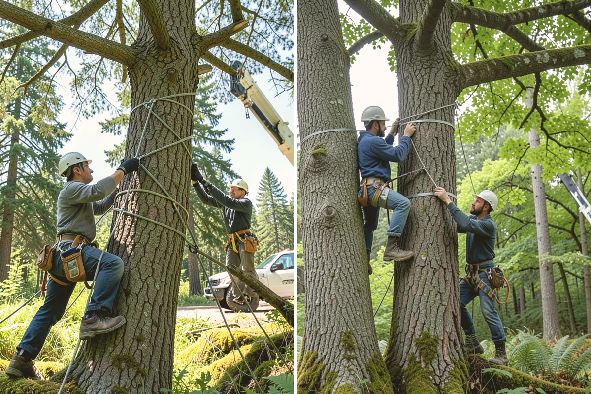 Confined-space tree removal in Mount Vernon, Skagit County, WA - On-site assessment and hazard evaluation