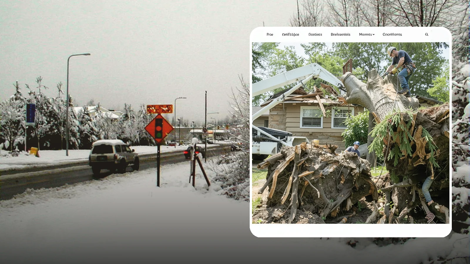 Confined-space tree removal in Newcastle, King County, WA - The careful dismantling of trees in tight or restricted areas.