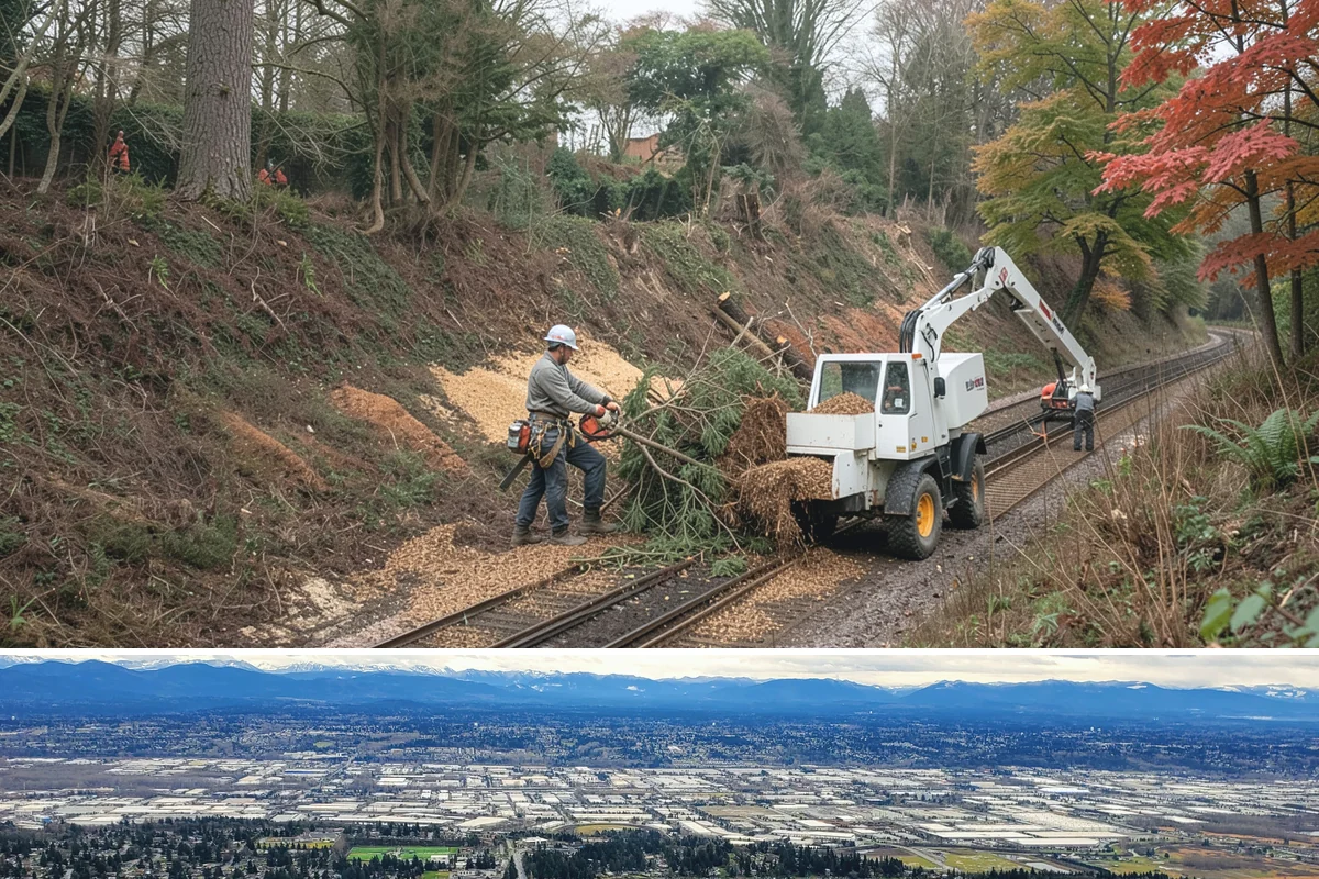 Confined-space tree removal in SeaTac, King County, WA - This service can be performed year-round in the Puget Sound climate but requires extra caution during wet seasons when ground...