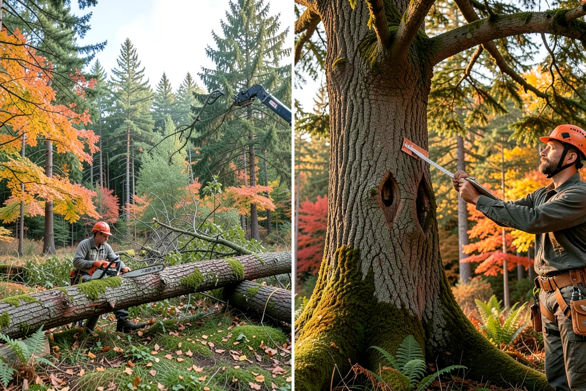 Confined-space tree removal in Sedro-Woolley, Skagit County, WA - On-site assessment and hazard evaluation