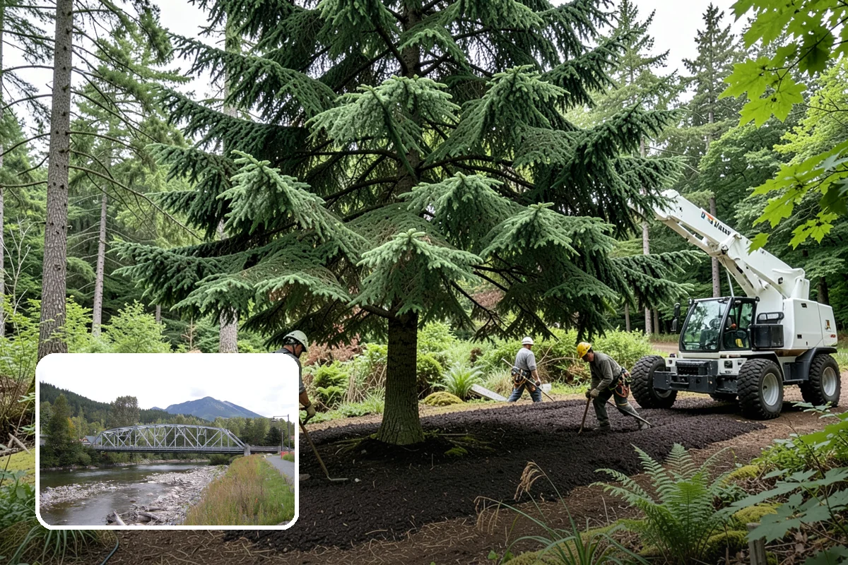 Confined-space tree removal in Skykomish, King County, WA - Removes safety hazards and reduces liability