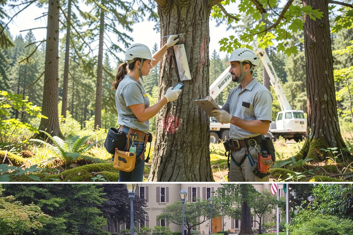 Confined-space tree removal in Woodinville, King County, WA - This service can be performed year-round in the Puget Sound climate but requires extra caution during wet seasons when ground...