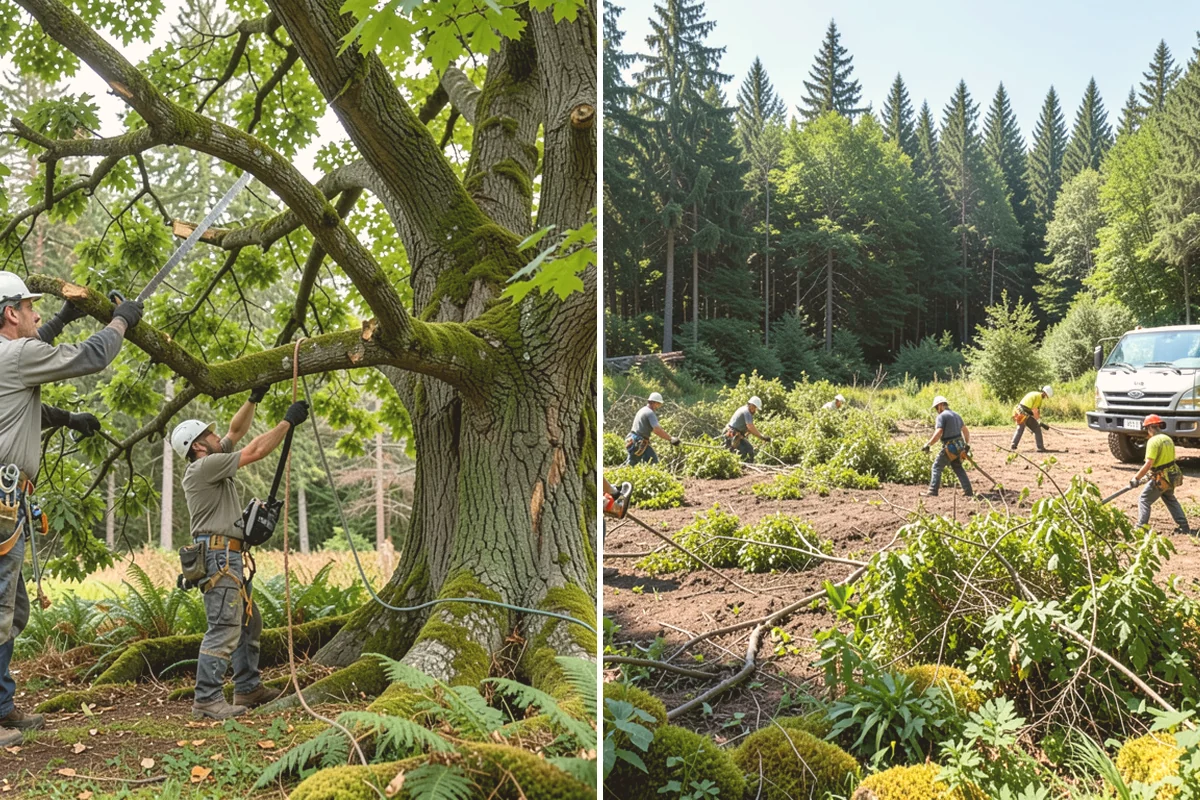 Construction Clearance in Algona, King County, WA - Identify trees to retain and their protection zones
