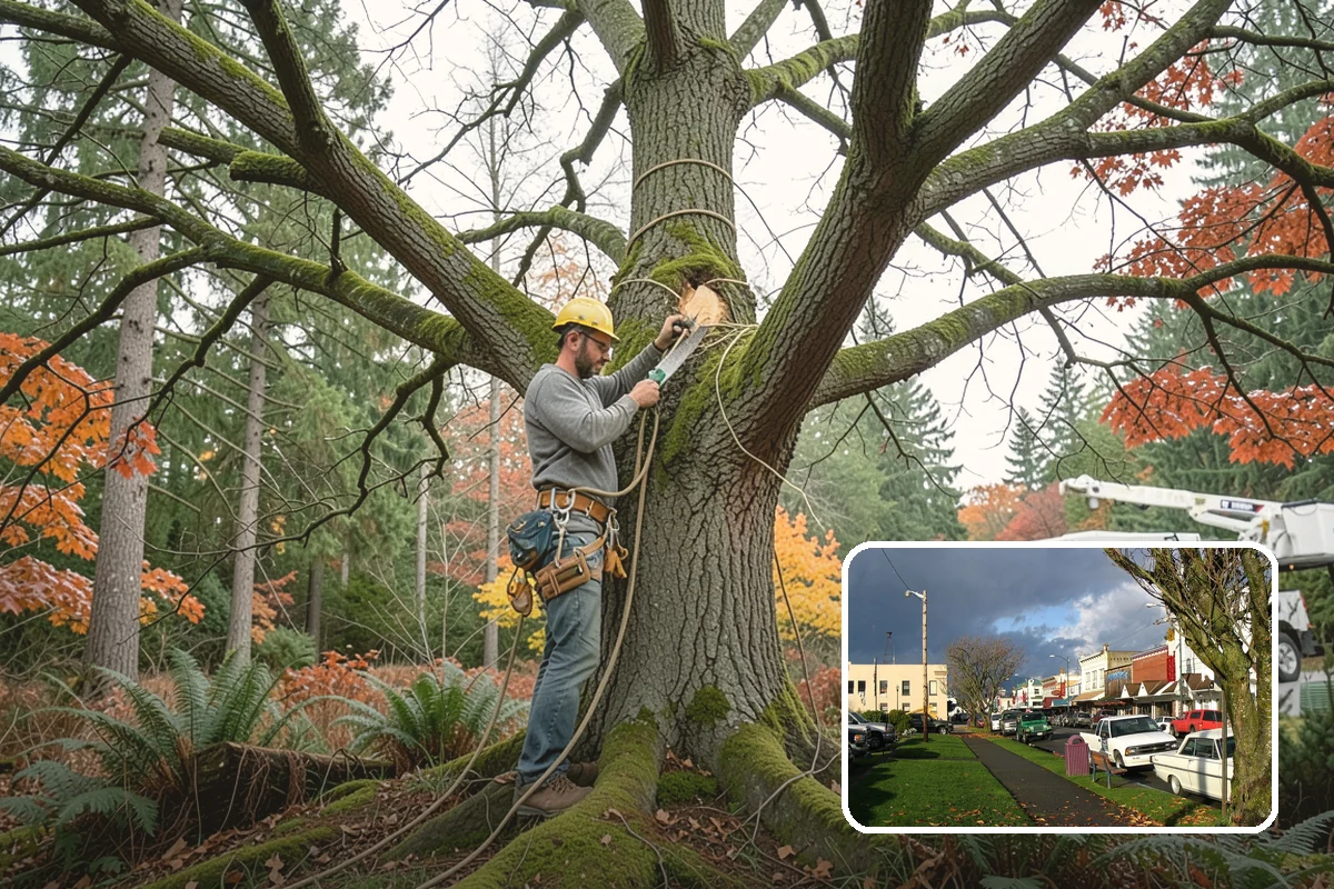 Construction Clearance in Arlington, Snohomish County, WA - Protects valued trees during projects