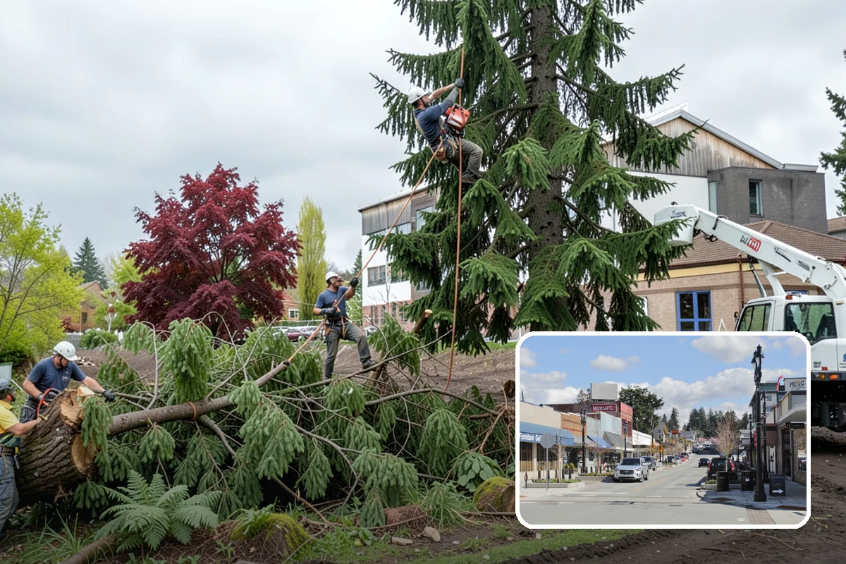 Construction Clearance in Bothell, King County, WA - Protects valued trees during projects
