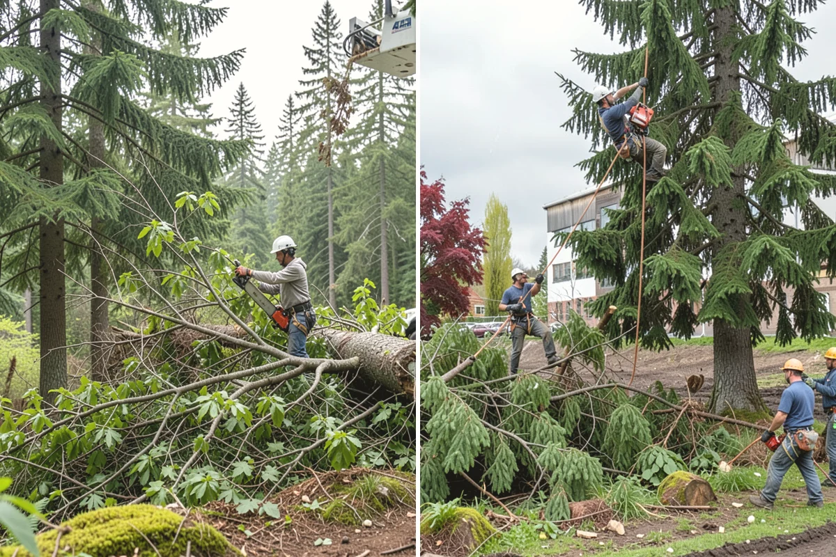 Construction Clearance in Burlington, Skagit County, WA - Identify trees to retain and their protection zones