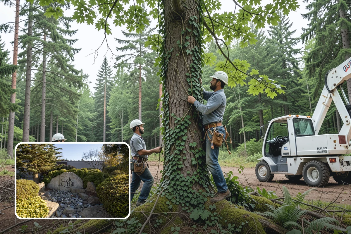 Construction Clearance in Clyde Hill, King County, WA - Protects valued trees during projects