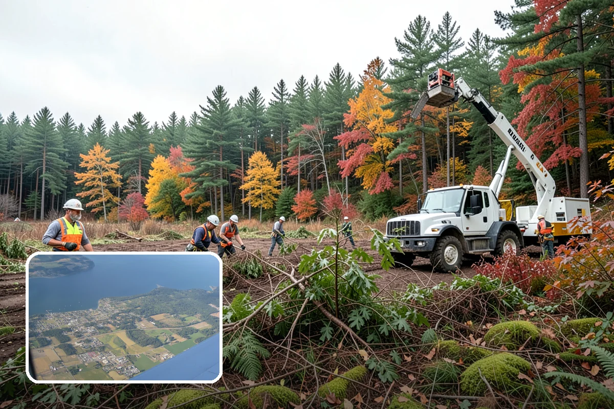 Construction Clearance in Coupeville, Island County, WA - Protects valued trees during projects