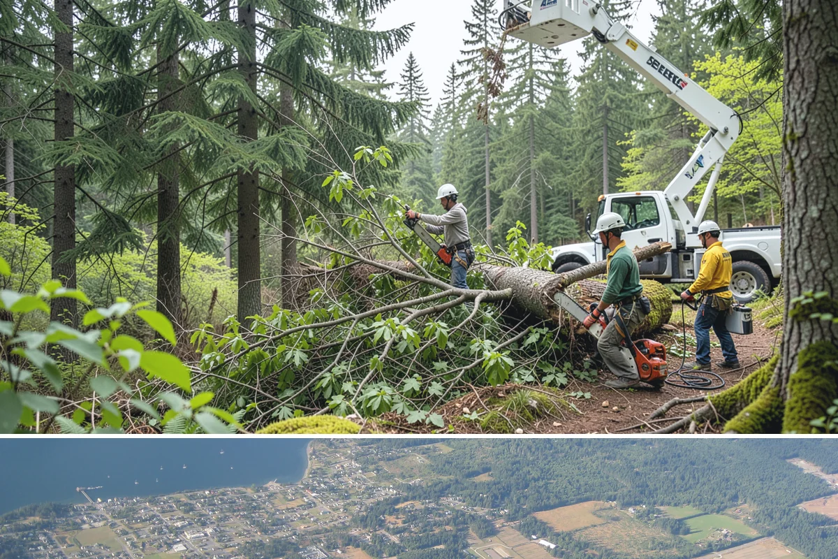 Construction Clearance in Coupeville, Island County, WA - This service can be performed year-round in Washington State weather conditions but may require special ground protection...