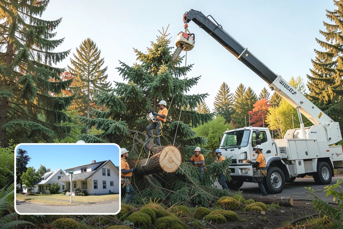 Construction Clearance in DuPont, Pierce County, WA - Protects valued trees during projects