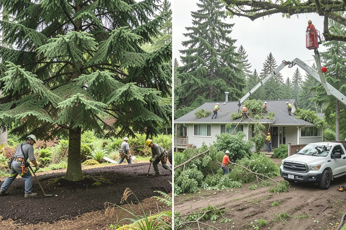 Construction Clearance in Edgewood, Pierce County, WA - Identify trees to retain and their protection zones