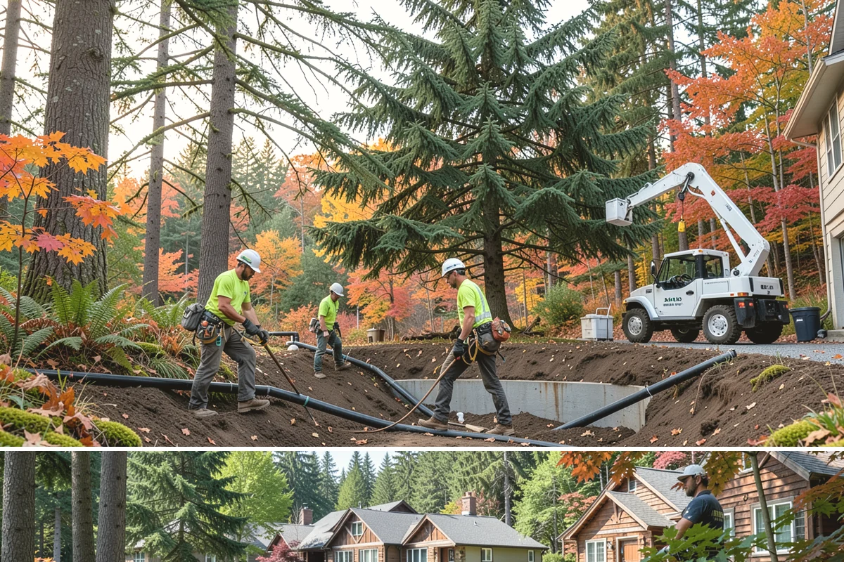 Construction Clearance in Edgewood, Pierce County, WA - This service can be performed year-round in Washington State weather conditions but may require special ground protection...