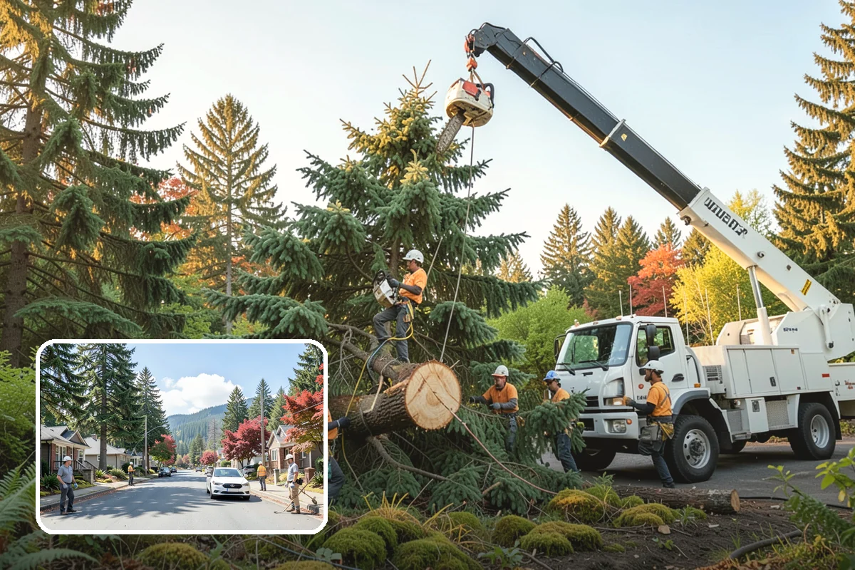 Construction Clearance in Hunts Point, King County, WA - Protects valued trees during projects