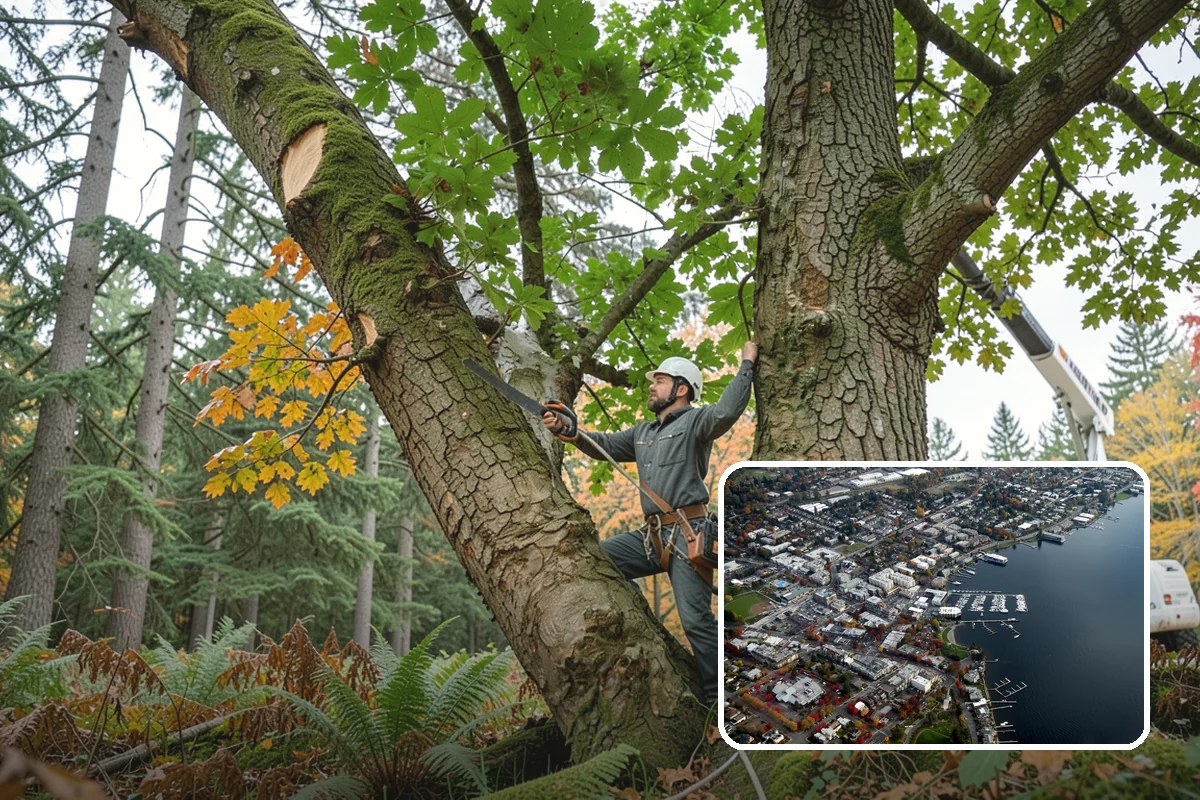 Construction Clearance in Kirkland, King County, WA - Protects valued trees during projects