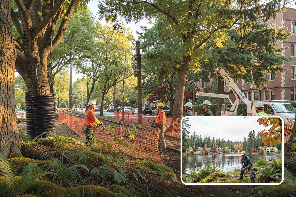 Construction Clearance in La Conner, Skagit County, WA - Protects valued trees during projects