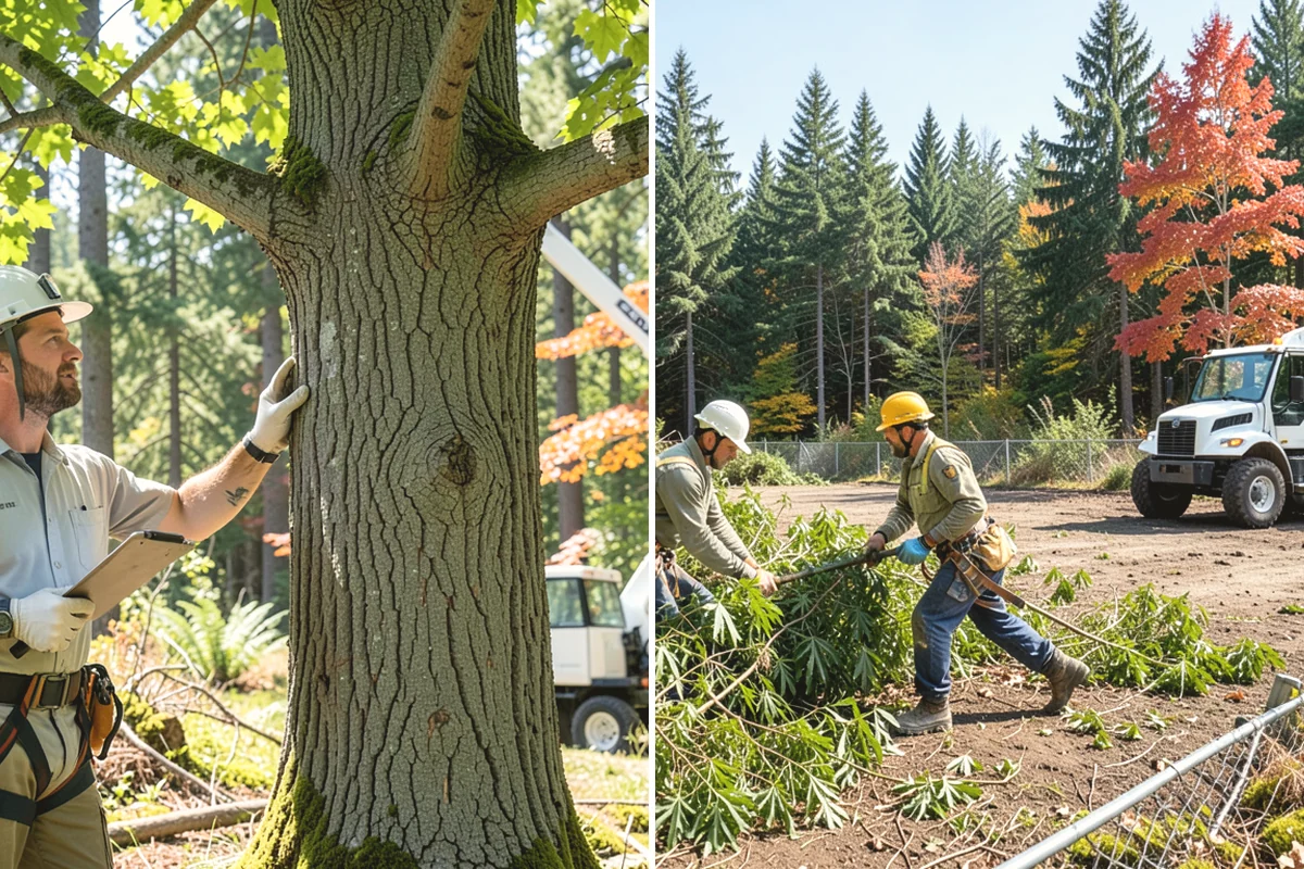 Construction Clearance in Lake Stevens, Snohomish County, WA - Identify trees to retain and their protection zones