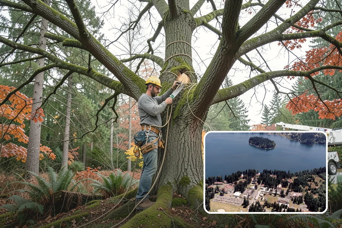 Construction Clearance in Lakewood, Pierce County, WA - Protects valued trees during projects