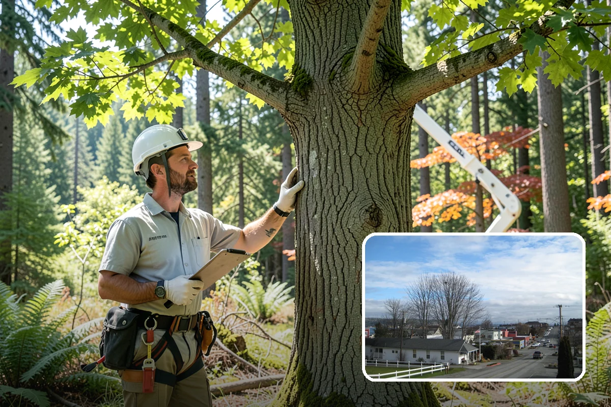 Construction Clearance in Langley, Island County, WA - Protects valued trees during projects