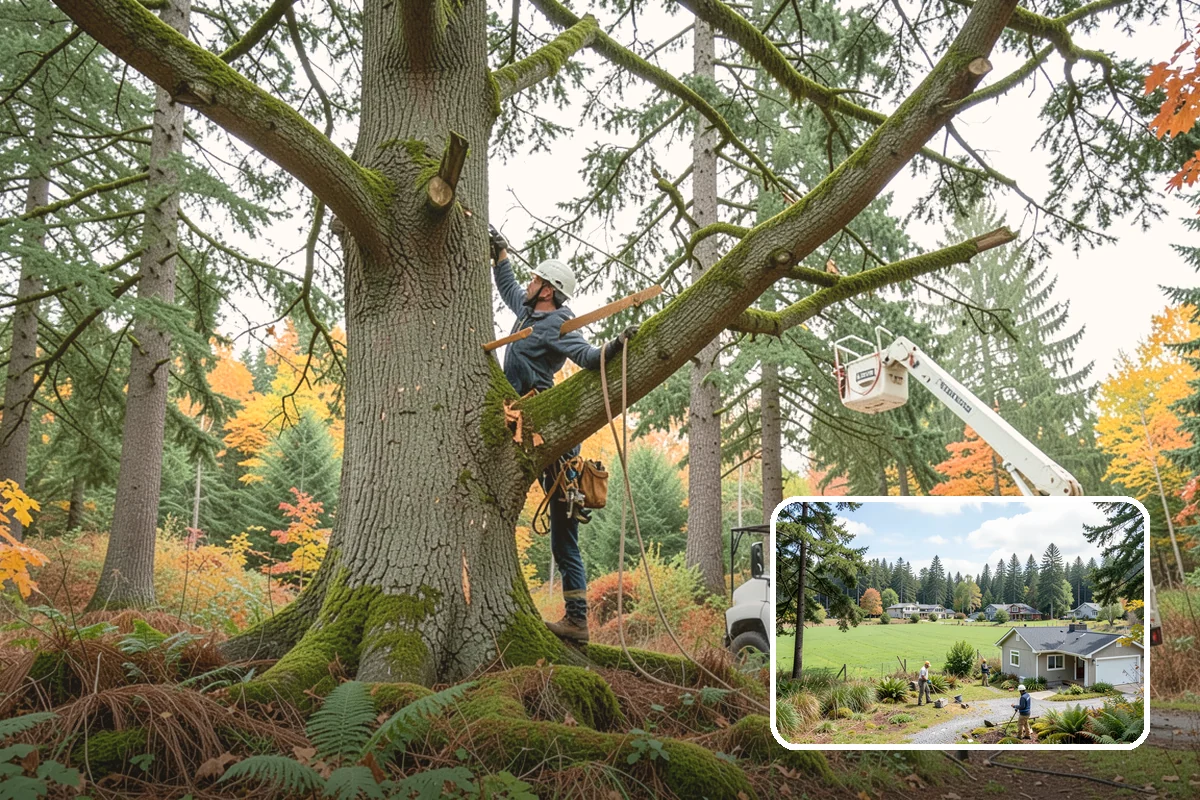 Construction Clearance in Lyman, Skagit County, WA - Protects valued trees during projects