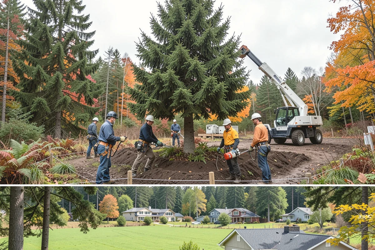 Construction Clearance in Lyman, Skagit County, WA - This service can be performed year-round in Washington State weather conditions but may require special ground protection...