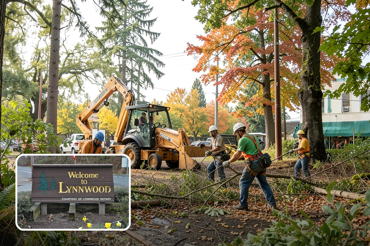 Construction Clearance in Lynnwood, Snohomish County, WA - Protects valued trees during projects