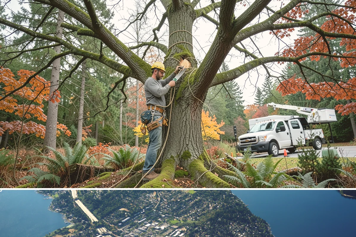 Construction Clearance in Mercer Island, King County, WA - This service can be performed year-round in Washington State weather conditions but may require special ground protection...