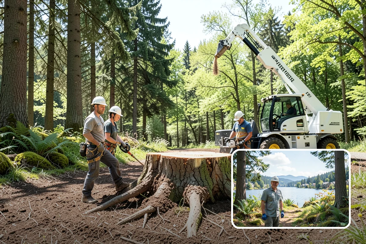 Construction Clearance in Milton, King County, WA - Protects valued trees during projects