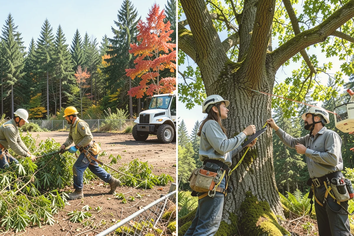 Construction Clearance in Milton, King County, WA - Identify trees to retain and their protection zones
