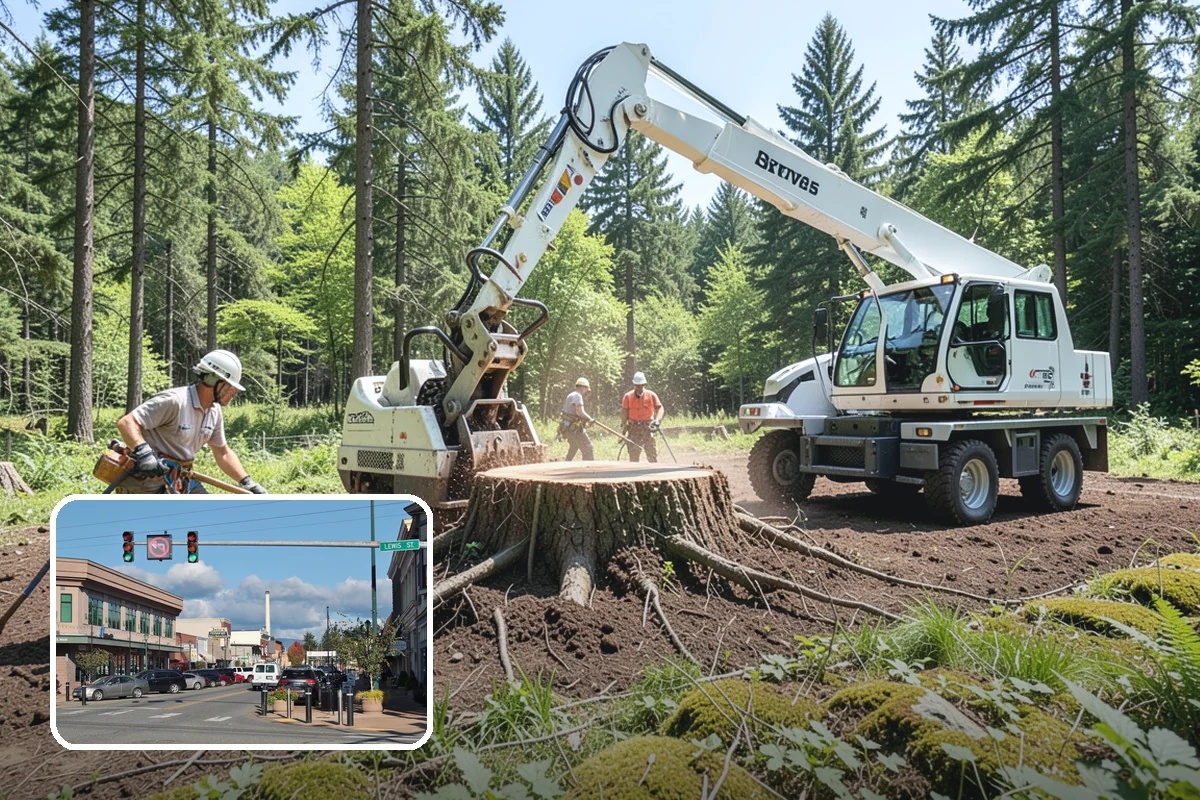 Construction Clearance in Monroe, Snohomish County, WA - Protects valued trees during projects