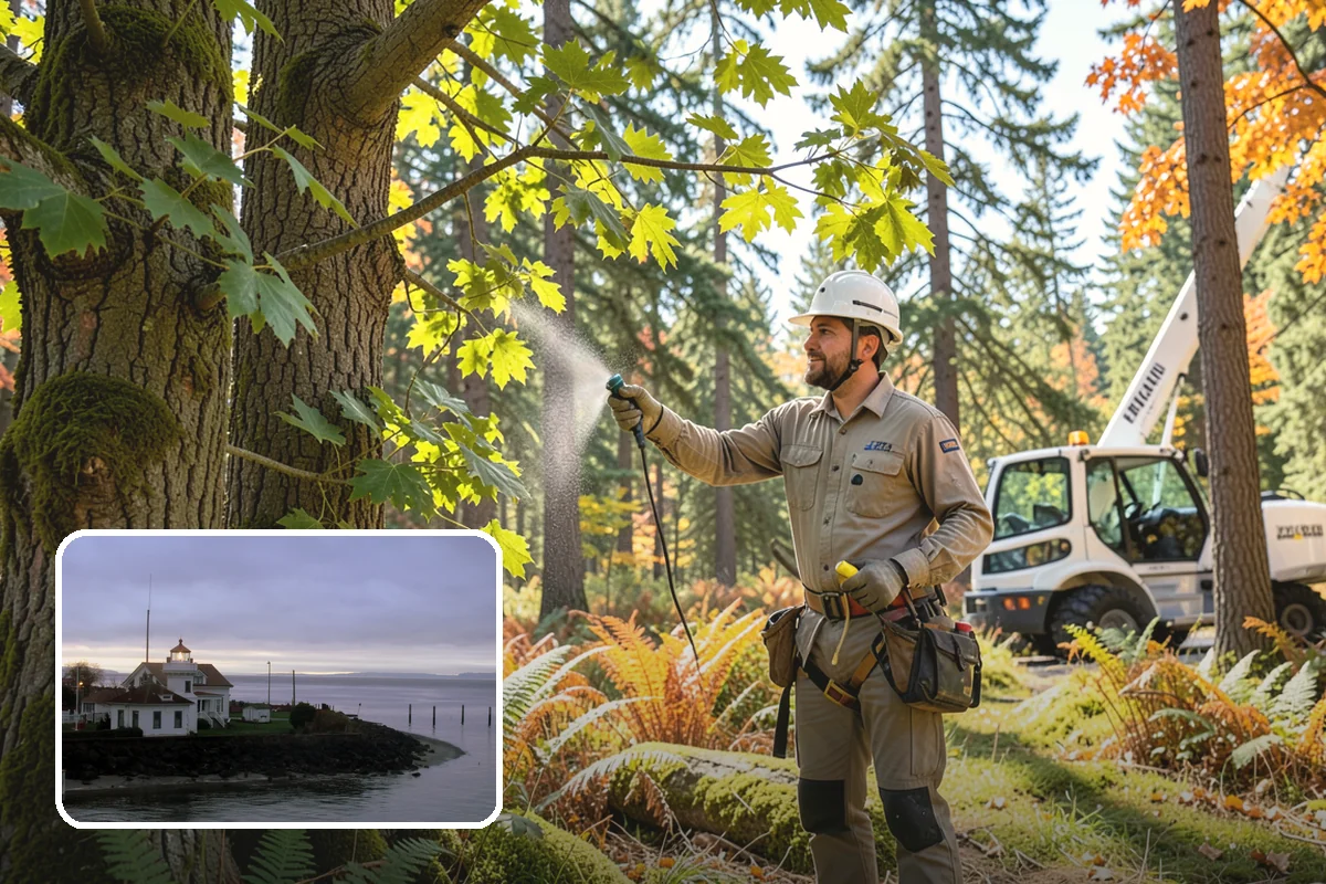 Construction Clearance in Mukilteo, Snohomish County, WA - Protects valued trees during projects