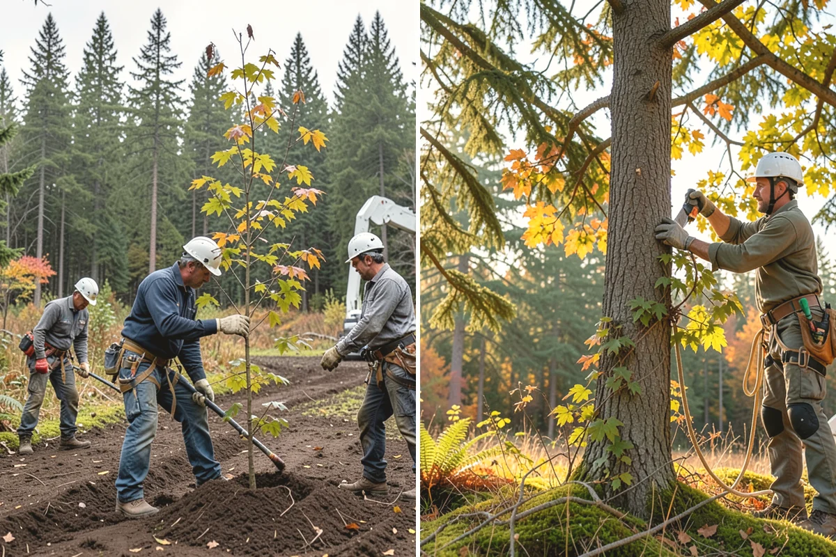 Construction Clearance in North Bend, King County, WA - Identify trees to retain and their protection zones