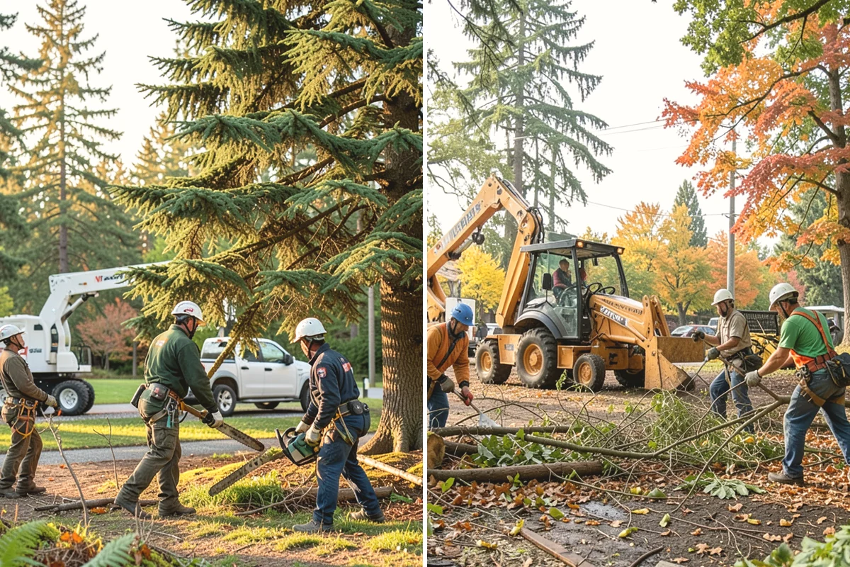 Construction Clearance in Oak Harbor, Island County, WA - Identify trees to retain and their protection zones