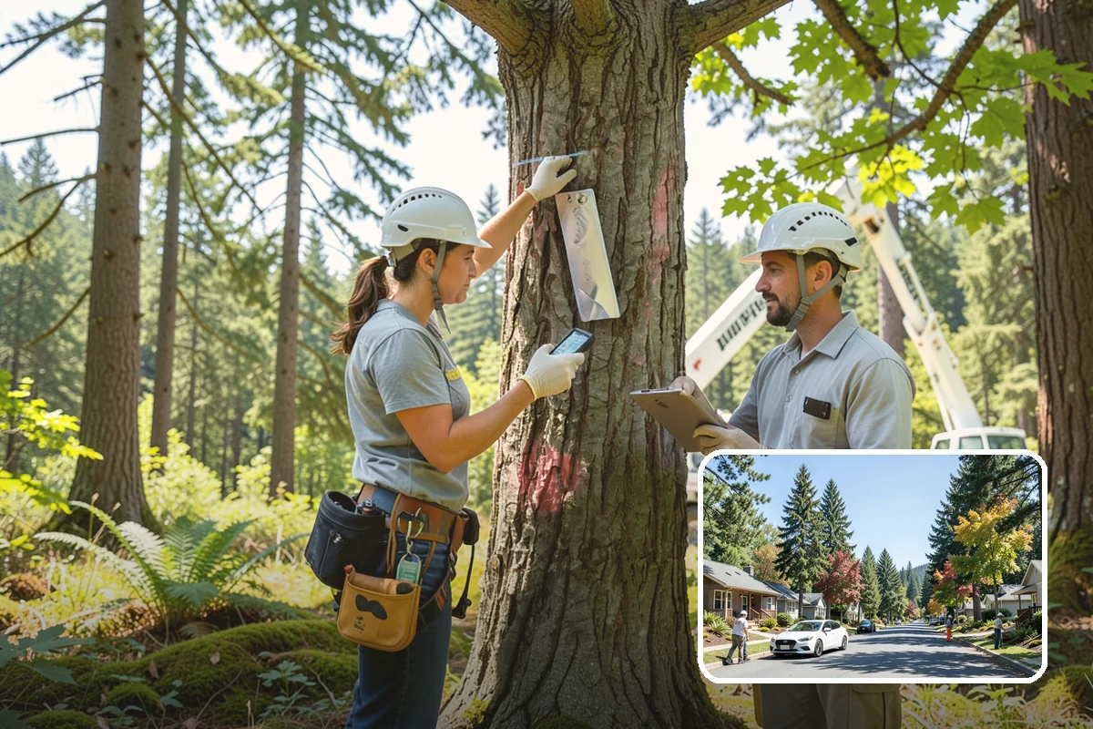 Construction Clearance in Orting, Pierce County, WA - Protects valued trees during projects