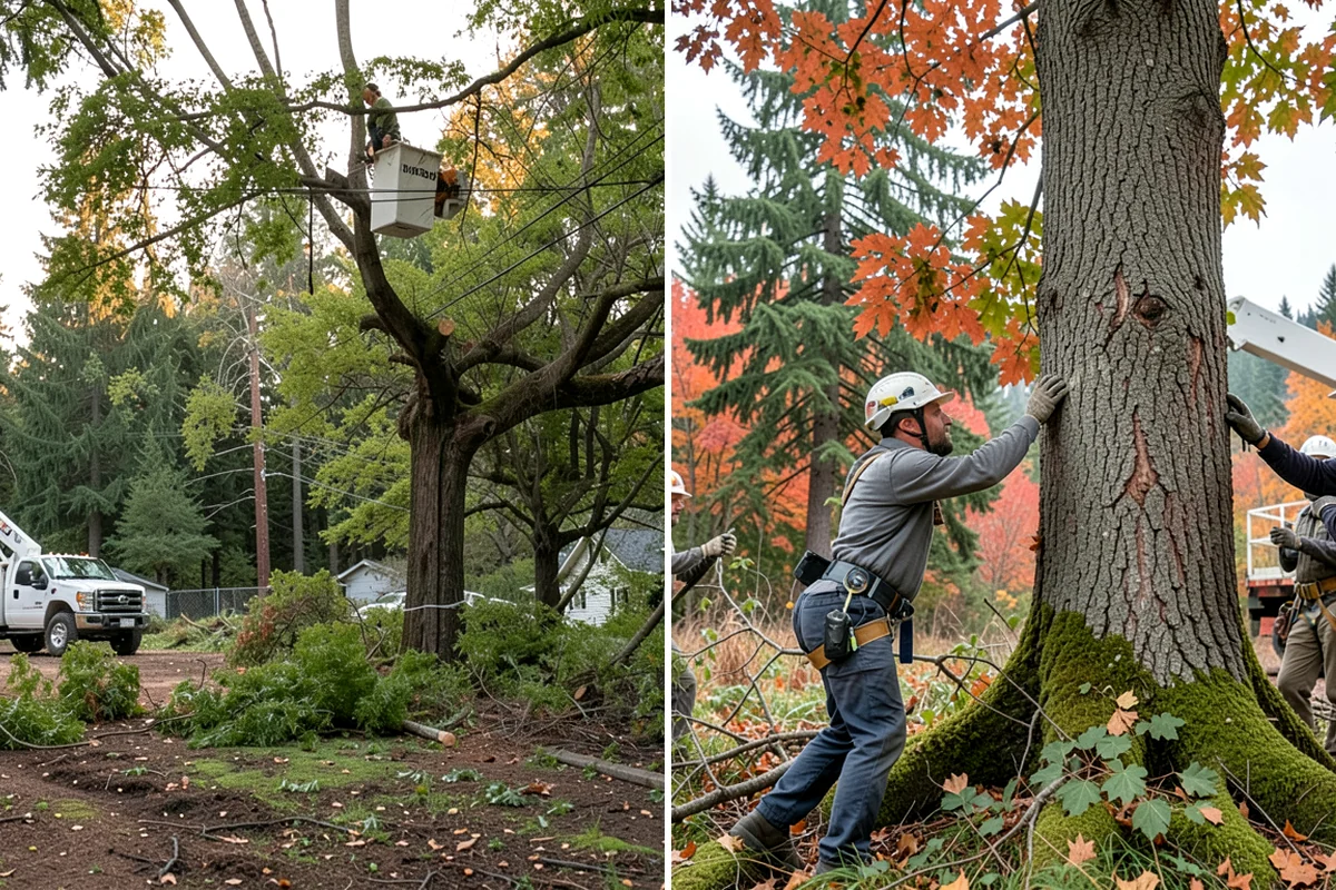 Construction Clearance in Puyallup, Pierce County, WA - Identify trees to retain and their protection zones
