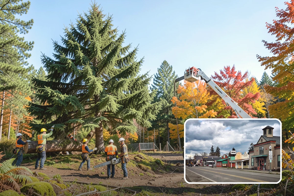 Construction Clearance in Roy, Pierce County, WA - Protects valued trees during projects
