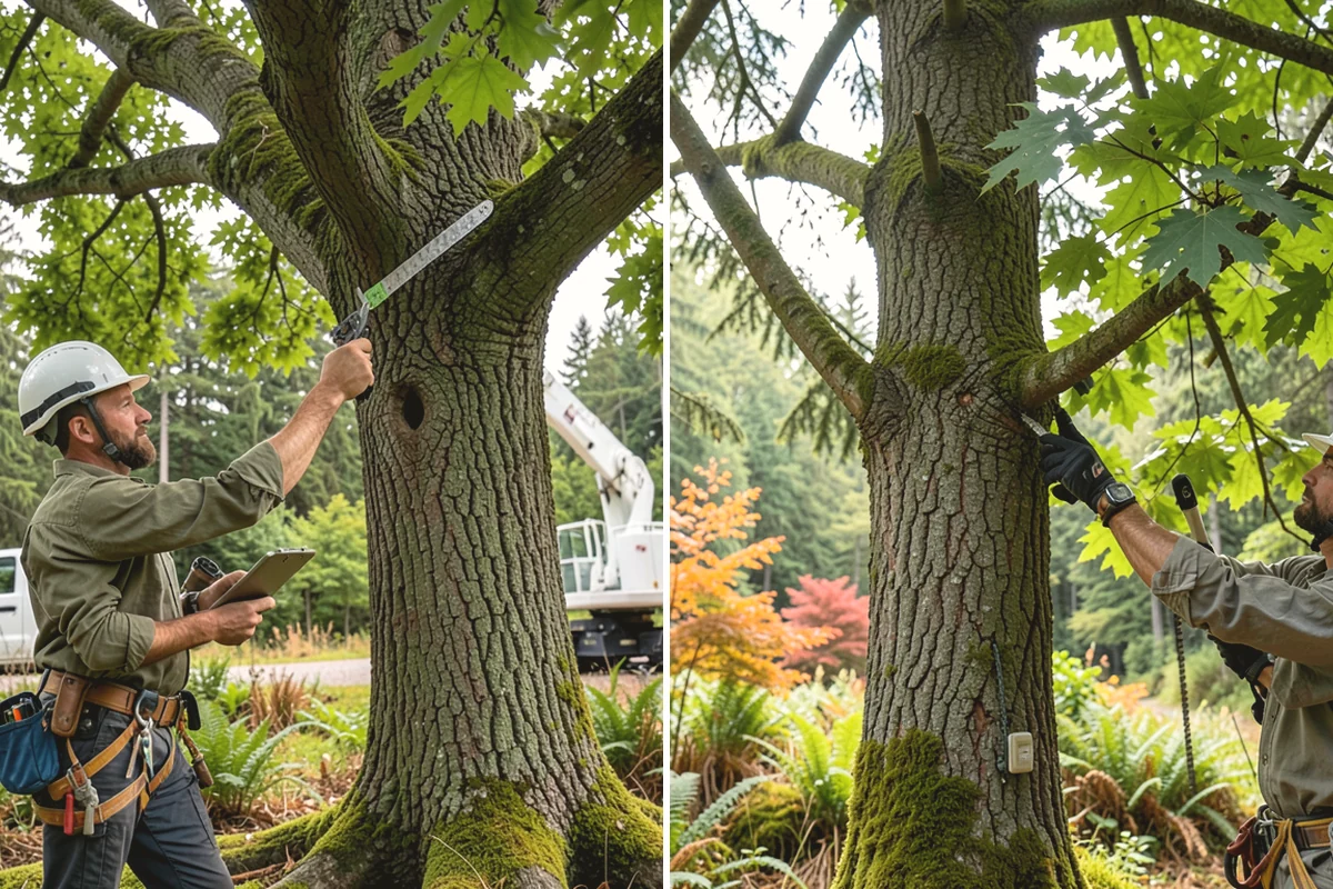 Construction Clearance in Ruston, Pierce County, WA - Identify trees to retain and their protection zones