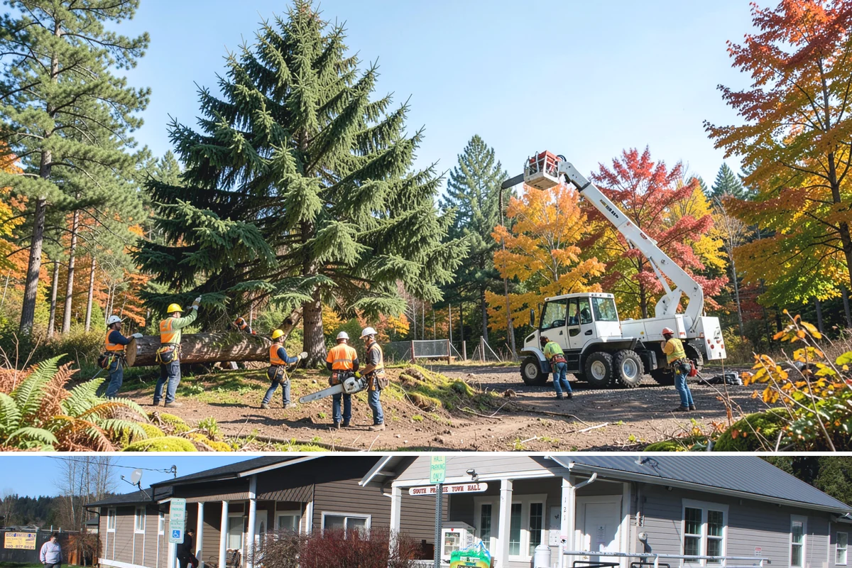 Construction Clearance in South Prairie, Pierce County, WA - This service can be performed year-round in Washington State weather conditions but may require special ground protection...