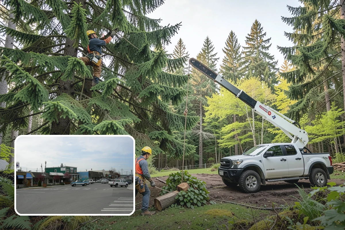 Construction Clearance in Stanwood, Snohomish County, WA - Protects valued trees during projects