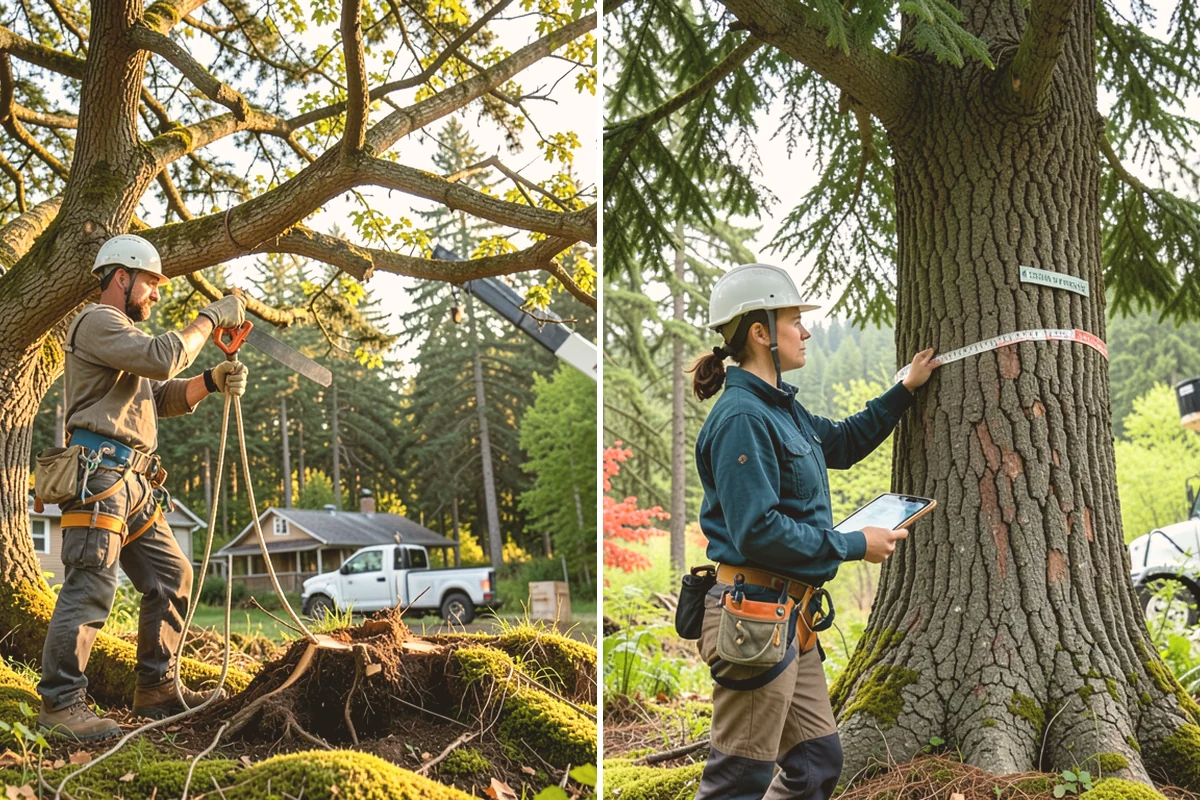 Construction Clearance in Stanwood, Snohomish County, WA - Identify trees to retain and their protection zones