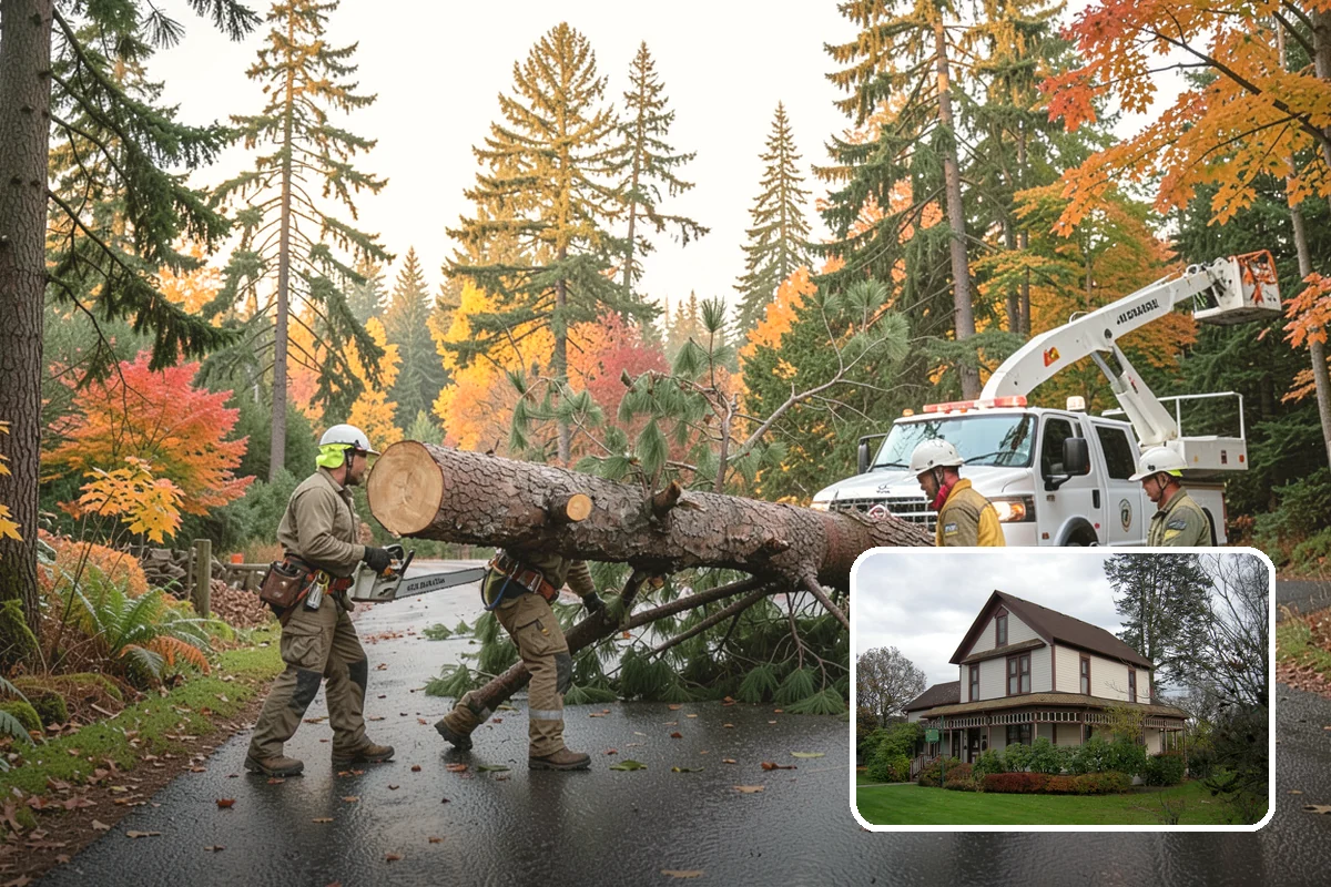 Construction Clearance in Sumner, Pierce County, WA - Protects valued trees during projects