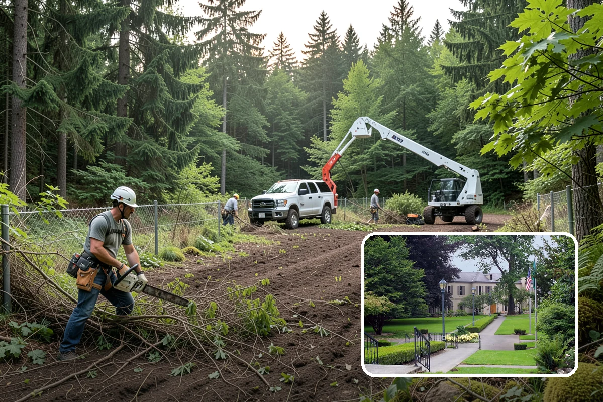 Construction Clearance in Woodinville, King County, WA - Protects valued trees during projects